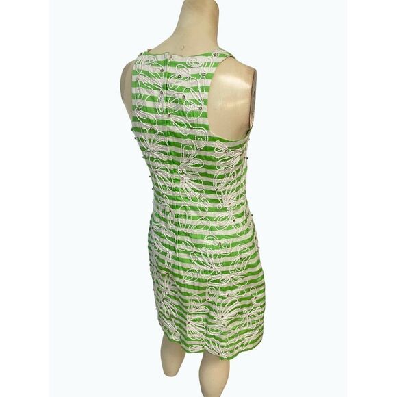 Lilly Pulitzer Pearl Cording We Will Go Dress Green size 0 - Picture 3 of 6